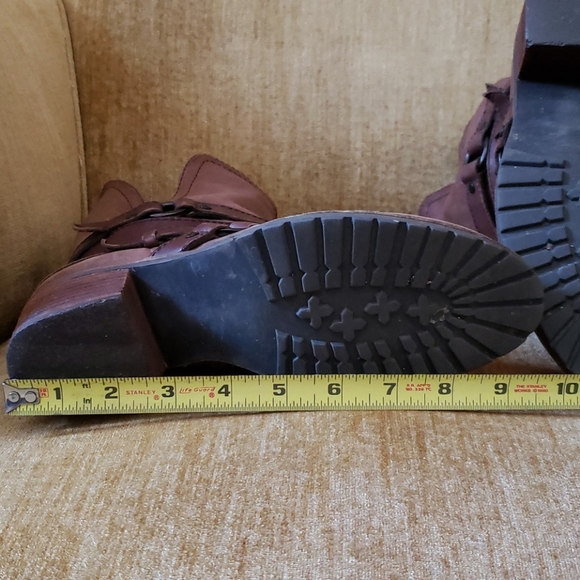 *SOLD* Genuine Leather Wrapped Harness Boots - Picture 6 of 10